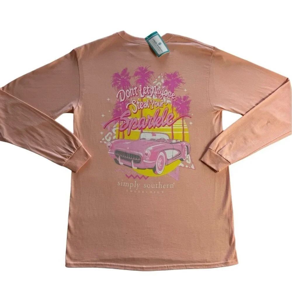 SIMPLY SOUTHERN MEDIUM “DON’T LET ANYONE STEAL YOUR SPARKLE” Short Sleeve T-SHIR